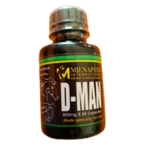 MILNAPATH INTERNATIONAL D-MAN 500mg X 60 Capsules, Made specially for men